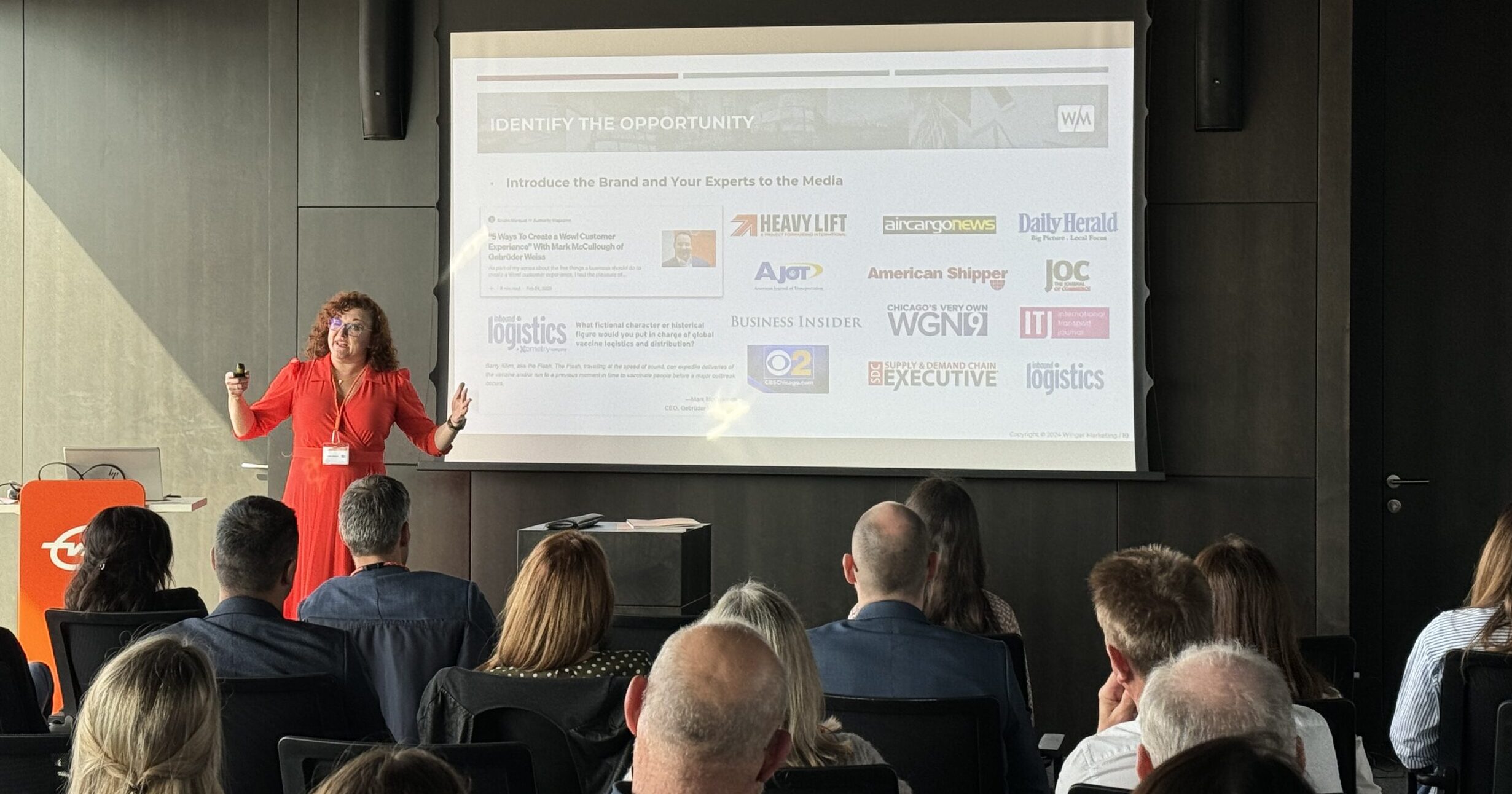 Karolyn Raphael Presents to International Marketers